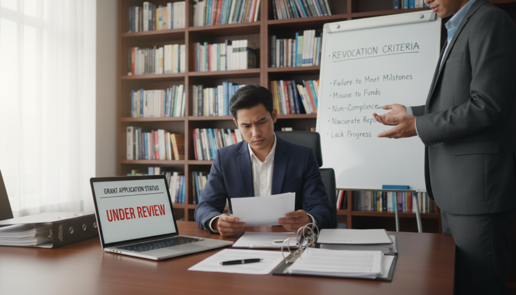 can grants be revoked after approval