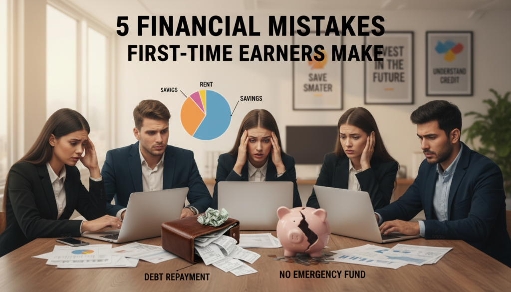 financial mistakes first time earners make
