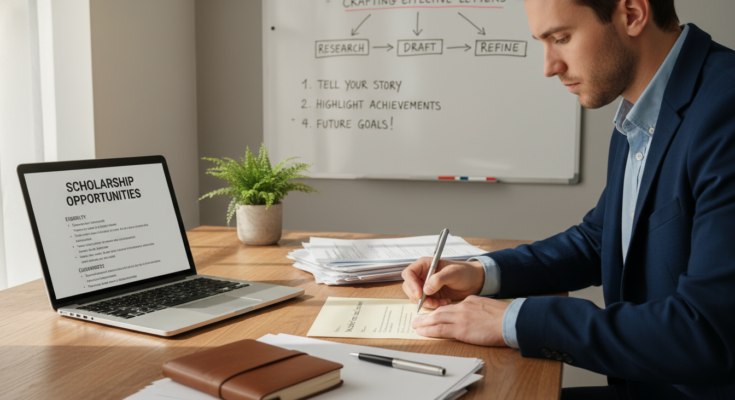 how to write a scholarship motivation letter