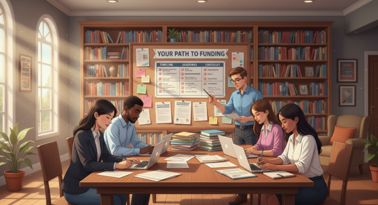 scholarship application timeline explained