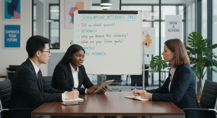 scholarship interview questions and answers